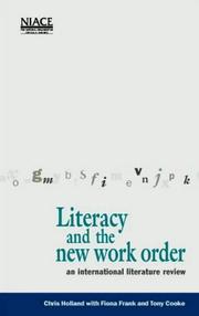 Front cover of Literacy and the new work order by Chris Holland