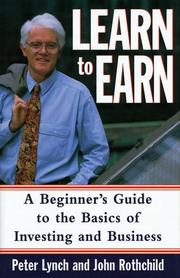 Cover of Learn to Earn by Peter Lynch