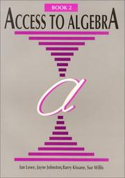 Cover of Access to Algebra Book 2 by Sue Willis