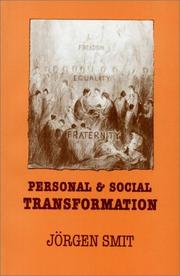 Front cover of Personal and social transformation by Jörgen Smit