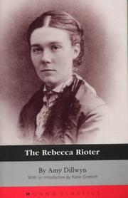 Front cover of The Rebecca Rioter (Honno Classics) by Elizabeth Amy Dillwyn