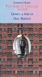 Cover of Pan-African Language Systems by Katherine J. Harris