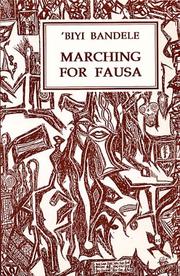 Cover of Marching for Fausa (Plays) by Biyi Bandele-Thomas