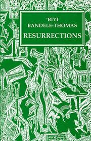 Cover of Resurrections (Plays) by Biyi Bandele-Thomas
