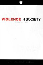 Front cover of Violence in Society by P.J. Taylor