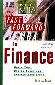 Cover of The fast forward MBA in finance by John A. Tracy