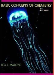 Front cover of Basic concepts of chemistry by Leo J. Malone