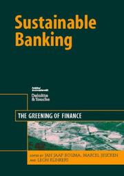 Cover of Sustainable Banking by Marcel Jeucken