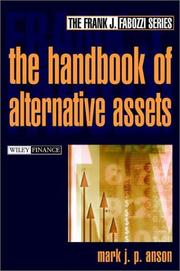 Front cover of Handbook of alternative assets by Mark Jonathan Paul Anson