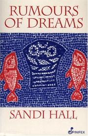 Front cover of Rumours of Dreams by Sandi Hall
