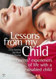 Cover of Lessons from My Child by Cindy Dowling