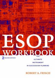 Cover of ESOP Workbook by Robert A. Frisch