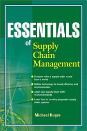 Cover of Essentials of supply chain management by Michael H. Hugos