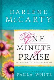 Front cover of One Minute of Praise by Darlene McCarty
