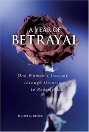Front cover of A Year of Betrayal by Eunice Brock