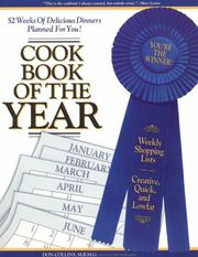 Front cover of Cookbook of the Year by Don Collins