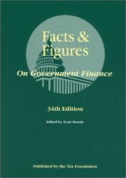 Front cover of Facts & figures on government finance by Scott Moody