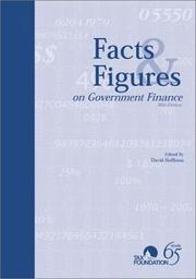 Front cover of Facts & Figures on Government Finance by David Hoffman