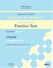 Front cover of Apruebe el GED Examen de practica - Lenguaje | Passing the GED Practice Test - Language Arts by InterLingua