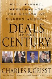 Cover of Deals of the Century by Charles R. Geisst