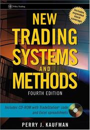 Cover of New Trading Systems and Methods by Perry J. Kaufman
