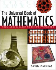 Front cover of The Universal Book of Mathematics by David Darling