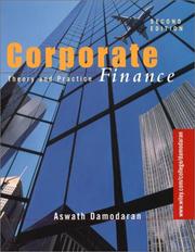 Cover of Corporate finance by Aswath Damodaran