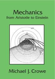 Cover of Mechanics from Aristotle to Einstein by Michael J. Crowe