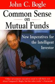 Cover of Common sense on mutual funds by John C. Bogle