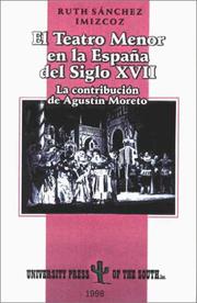 Front cover of El teatro menor en la España del siglo XVII by Ruth Imizcoz Sanchez