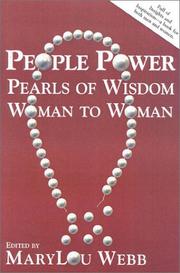 Front cover of People Power Pearls of Wisdom Woman to Woman by Webb W. Marylou