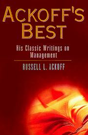 Cover of Ackoff's best by Russell Lincoln Ackoff