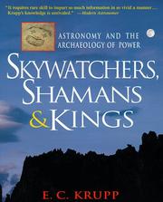 Front cover of Skywatchers, Shamans & Kings by E. C. Krupp