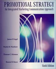 Front cover of Promotional Strategy by James F. Engel