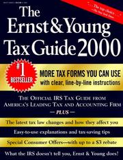 Front cover of The Ernst & Young Tax Guide 2000 by Peter W. Bernstein
