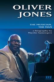 Cover of Oliver Jones by Marthe Sansregret