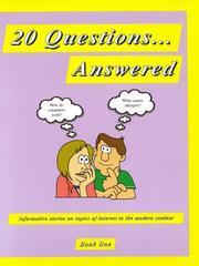 Cover of 20 Questions...Answered Book One by Kirk Schreifer