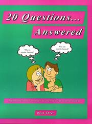 Cover of 20 Questions...Answered Book Three by Kirk Schreifer