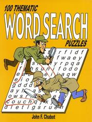 Front cover of 100 Thematic Word Search Puzzles by John F. Chabot