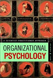 Cover of Organizational Psychology by Steve M. Jex