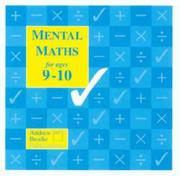 Front cover of Mental Maths for Ages 9-10 (Mental Maths) by Andrew Brodie