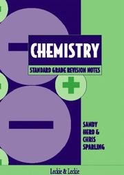 Front cover of Standard Grade Chemistry Revision Notes (Standard Grade Revision Notes) by Sandy Herd