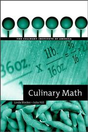 Cover of Culinary math by Linda Blocker