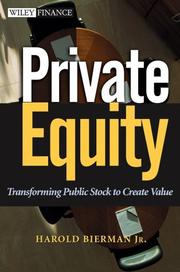 Cover of Private equity by Harold Bierman