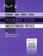 Front cover of Cummings, Laws, Redish, Cooney Understanding Physics Part 4 Preliminary by Jearl Walker
