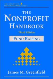 Cover of The nonprofit handbook by James M. Greenfield
