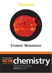 Cover of The Essentials of G.C.S.E. Double Award Chemistry (Science Revision Guide) by Mary James