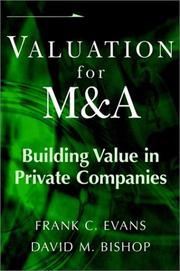 Cover of Valuation for M & A by Frank C. Evans