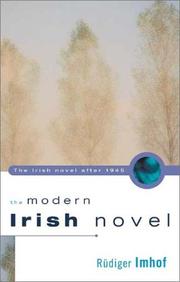 Front cover of The Modern Irish Novel by Rudiger Imhof