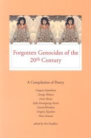 Front cover of Forgotten Genocides of the 20th Century by Ara Sarafian